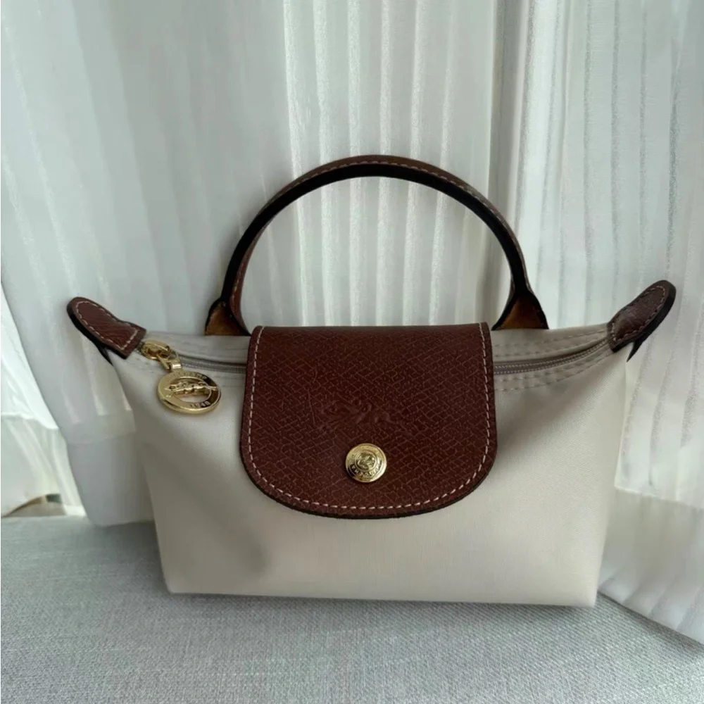 Longchamp paper white dumpling bag mini bag mini - Picture 3 of 7